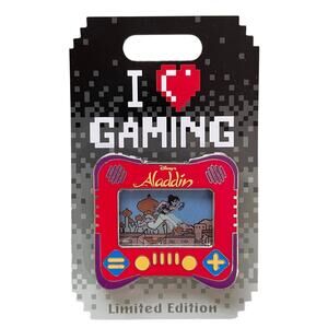 Disney I Heart Gaming Pin Series Aladdin Video Game Pin Limited Edition 1500